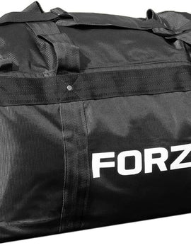 FORZA Large Football Kit Holdall - Black Sports Bag | Durable Sports Gear Bag | Secure Zip Fastening | 95L Capacity | Splash Proof Design