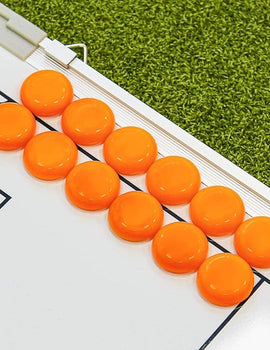 Aimants multicolores FORZA pour tableau d'entraînement | Lot de 12 marqueurs tactiques sportifs | Choisissez votre couleur !