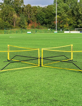 FORZA Football Tennis Cross X-Net - Convient pour 4 ou 2 joueurs