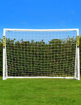 FORZA 3m x 2m Futsal Football Goal | Ultra-Durable & Weatherproof uPVC - Optional Training Football, Target Sheet & Carry Bag - Ideal for Home Gardens and Clubs for Training or Games