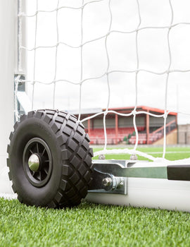 FORZA ALU110 Football Goal Replacement Wheel – Heavy-Duty 360° & Lever Wheels – Durable Micro-Cellular PU Tyre – UV Stabilised – 220kg Load Capacity – Suitable for All Surfaces