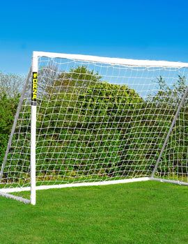 FORZA 3m x 2m Futsal Football Goal | Ultra-Durable & Weatherproof uPVC - Optional Training Football, Target Sheet & Carry Bag - Ideal for Home Gardens and Clubs for Training or Games
