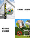 FORZA 8ft x 4ft Football Goal | Durable All Weather uPVC with Quick & Easy Assembly - Optional Target Sheet, Football & Carry Bag - Ideal for Home Gardens and Clubs