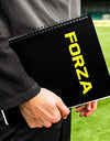 FORZA Football Coaching & Planner Notebook - A4/A5 Size Options | 100 Page Tactical Planner/Organiser | Coaches Tactic Folder | Matchday Football Tactics Board