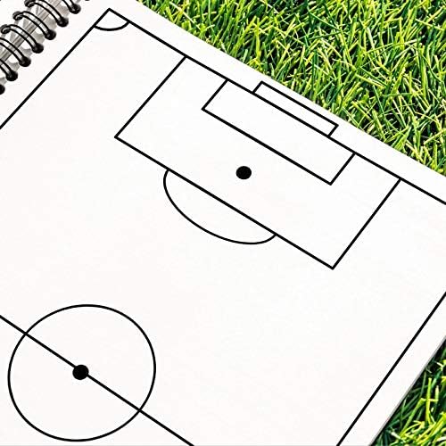 FORZA Football Coaching & Planner Notebook - A4/A5 Size Options | 100 Page Tactical Planner/Organiser | Coaches Tactic Folder | Matchday Football Tactics Board