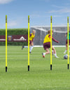 FORZA Slalom Training Poles | 5ft or 6ft Spring Loaded Agility Training Poles - Packs of 8 or 16 for Football, Agility & Fitness Drills
