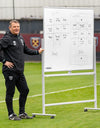 FORZA 150cm x 120cm Wheeled Sport Coaching Whiteboards | Double-Sided Design | 5 Sport Options