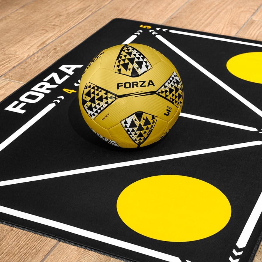 FORZA Elite Football Control & Technique Training Mats | Elite Training Mat with Arrows & Anti-Slip Rubber | Upgrade Your Technique