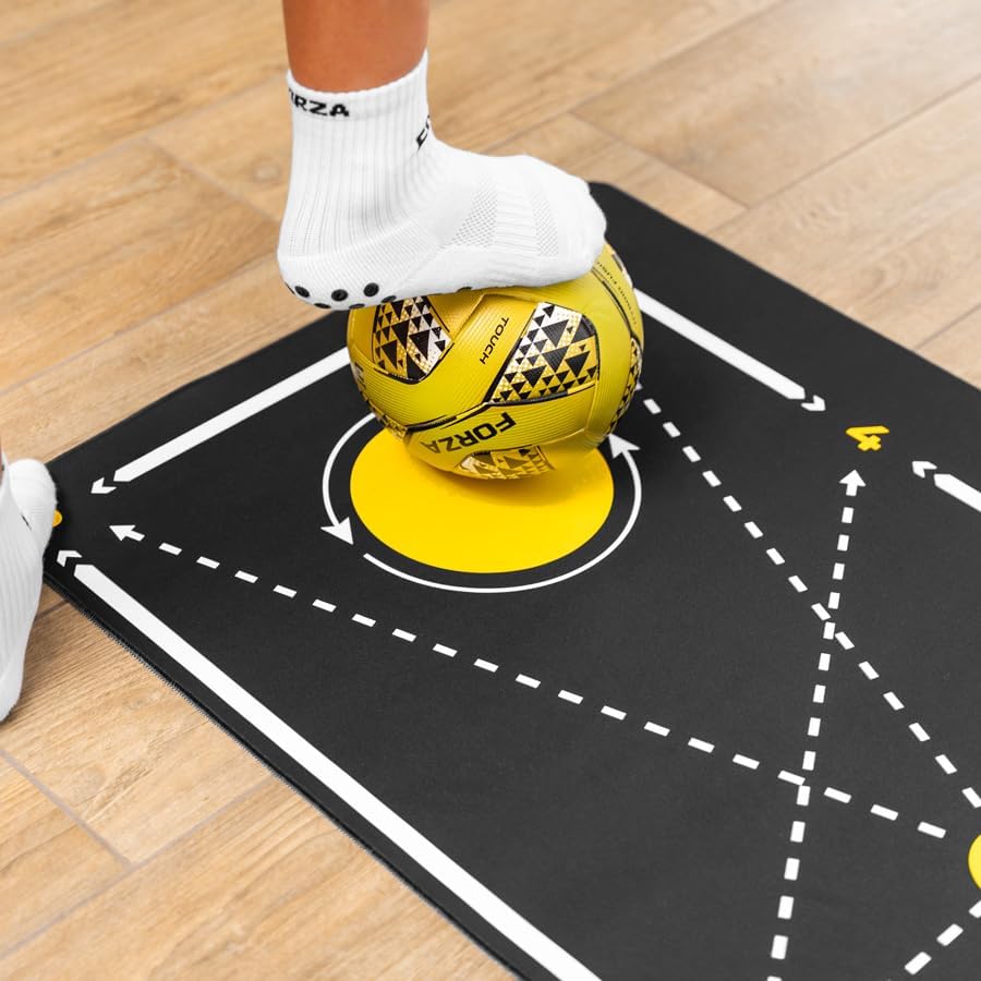 FORZA Elite Football Control & Technique Training Mats | Elite Training Mat with Arrows & Anti-Slip Rubber | Upgrade Your Technique
