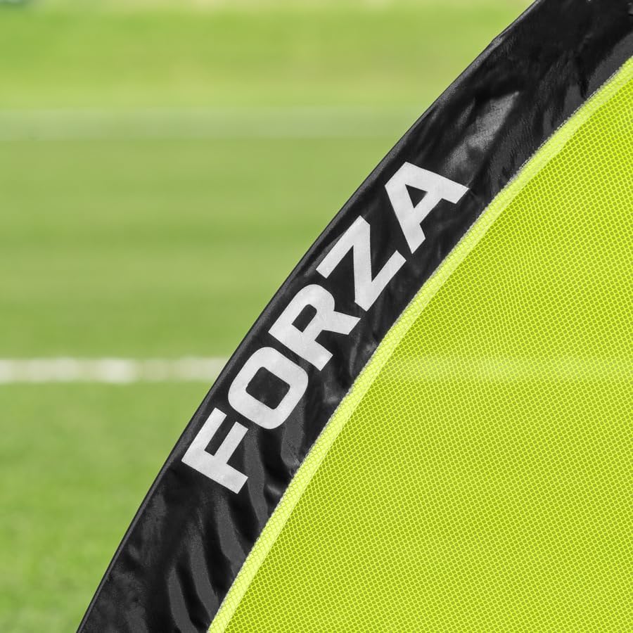 FORZA Flash Pop-Up Football Goals [2.5ft, 4ft or 6ft] - Portable Goal Posts for Shooting Practice - Pop-Up in Minutes | Single or Pair of Goals