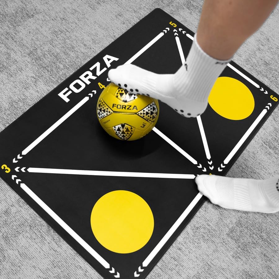 FORZA Elite Football Control & Technique Training Mats | Elite Training Mat with Arrows & Anti-Slip Rubber | Upgrade Your Technique