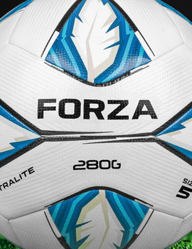 FORZA Lite & UltraLite Football [Sizes 3,4 & 5] | Lightweight Training Ball for Youth & Injury Rehab | Low Impact Ball for Heading Drills, Recovery & Schools