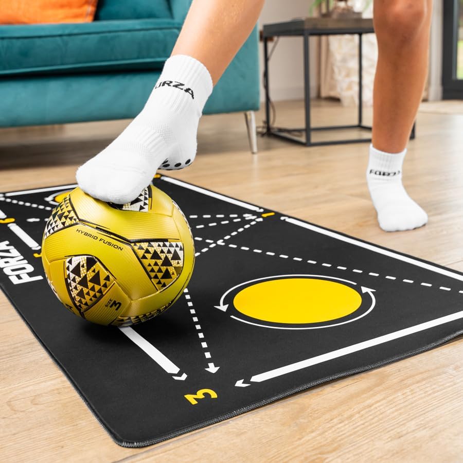 FORZA Elite Football Control & Technique Training Mats | Elite Training Mat with Arrows & Anti-Slip Rubber | Upgrade Your Technique