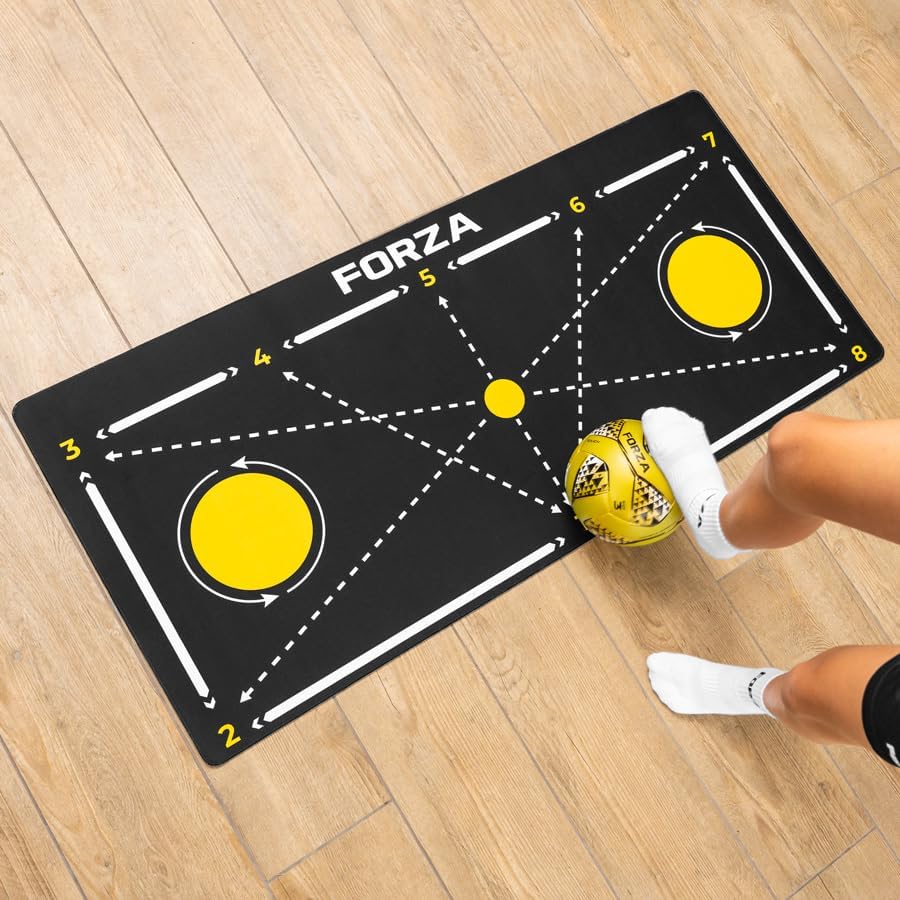 FORZA Elite Football Control & Technique Training Mats | Elite Training Mat with Arrows & Anti-Slip Rubber | Upgrade Your Technique