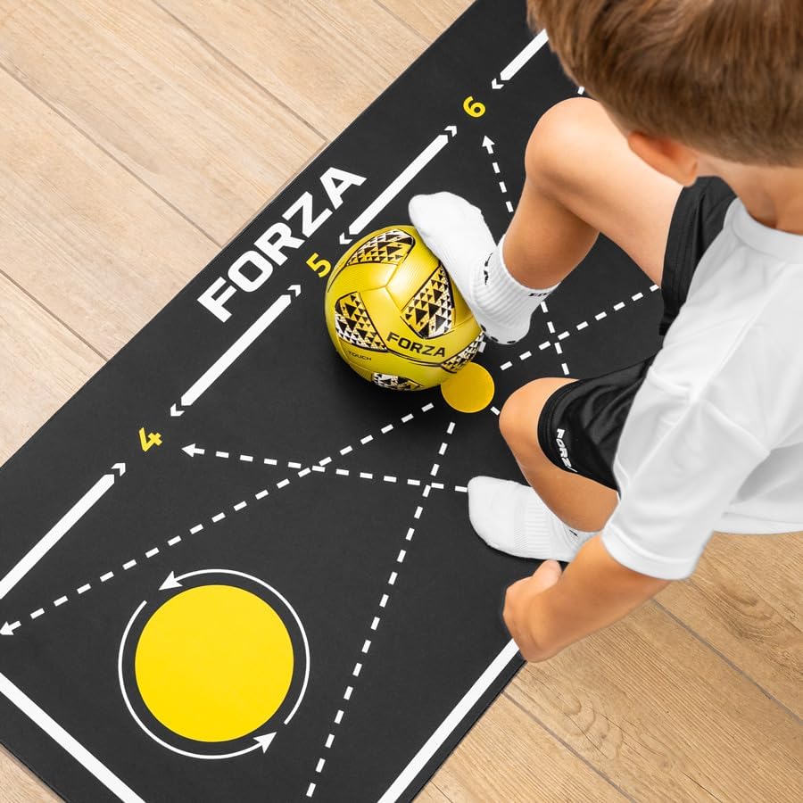 FORZA Elite Football Control & Technique Training Mats | Elite Training Mat with Arrows & Anti-Slip Rubber | Upgrade Your Technique