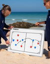 FORZA T-Shirt Coaching Magnets – Set of 11 Magnetic Player Markers with Number Stickers – Compatible with All FORZA Coaching Boards – Ideal for Football Coaches & Managers (Black)