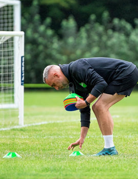 FORZA Training Marker Cones | 10 Vibrant Colour Options - Premium Coaching Equipment with Stand Perfect for Football, Rugby and Fitness Drills [50 or 1000 Pack]