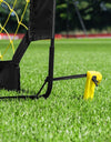FORZA Square Pop-Up Football Goal [3 Sizes] | Portable Football Training Goal with Carry Bag & Ground Stakes - For All Ages with 5 Second Set Up - Single or Pair