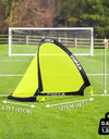 FORZA Flash Pop-Up Football Goals [2.5ft, 4ft or 6ft] - Portable Goal Posts for Shooting Practice - Pop-Up in Minutes | Single or Pair of Goals