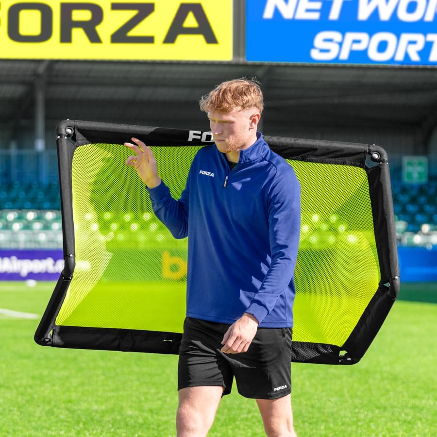 FORZA POD Goal Lite | Lightweight ALU40 Portable Football Goal – Portable & Assembles in Seconds – Ideal for Training, Matches & Garden Play – 4ft, 5ft & 6ft Sizes