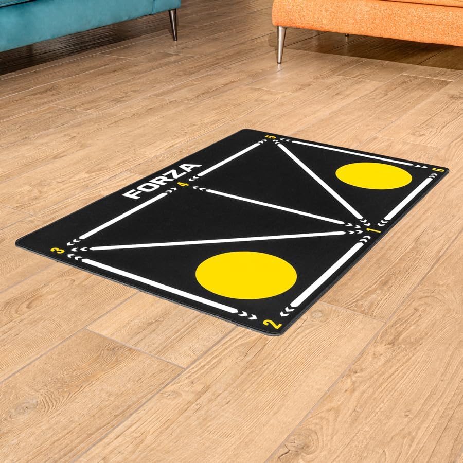 FORZA Elite Football Control & Technique Training Mats | Elite Training Mat with Arrows & Anti-Slip Rubber | Upgrade Your Technique