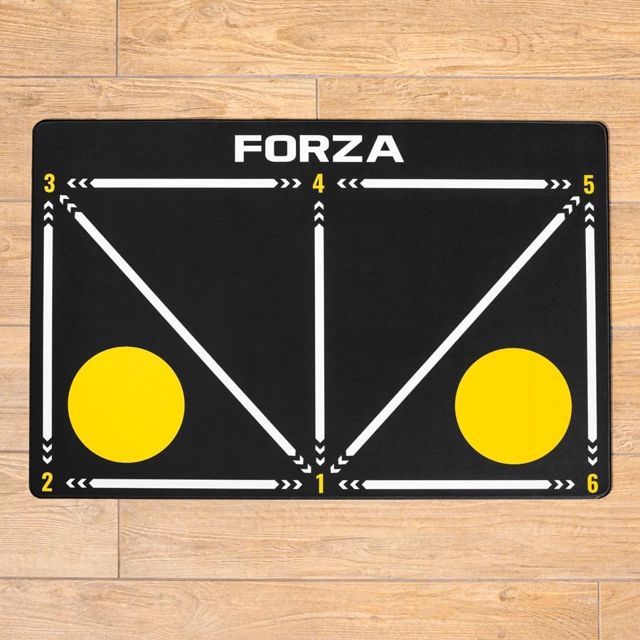 FORZA Elite Football Control & Technique Training Mats | Elite Training Mat with Arrows & Anti-Slip Rubber | Upgrade Your Technique