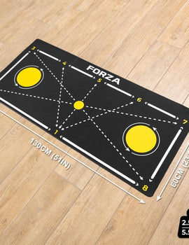 FORZA Elite Football Control & Technique Training Mats | Elite Training Mat with Arrows & Anti-Slip Rubber | Upgrade Your Technique