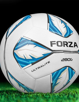 FORZA Lite & UltraLite Football [Sizes 3,4 & 5] | Lightweight Training Ball for Youth & Injury Rehab | Low Impact Ball for Heading Drills, Recovery & Schools