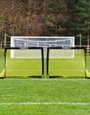 FORZA Square Pop-Up Football Goal [3 Sizes] | Portable Football Training Goal with Carry Bag & Ground Stakes - For All Ages with 5 Second Set Up - Single or Pair
