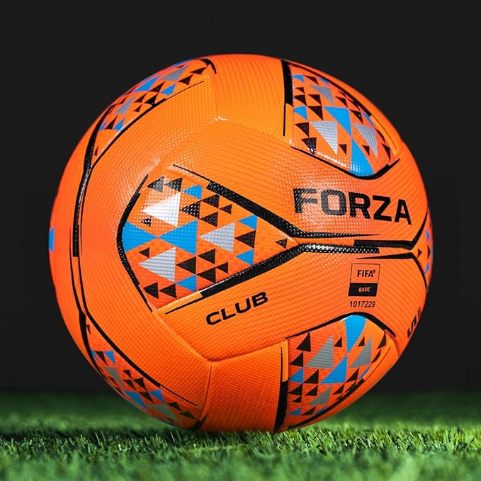Ballons de football FORZA Club - Ballons de match haut de gamme pour un entraînement et des performances de match constants [3 tailles] - Lot de 1, 3 ou 30