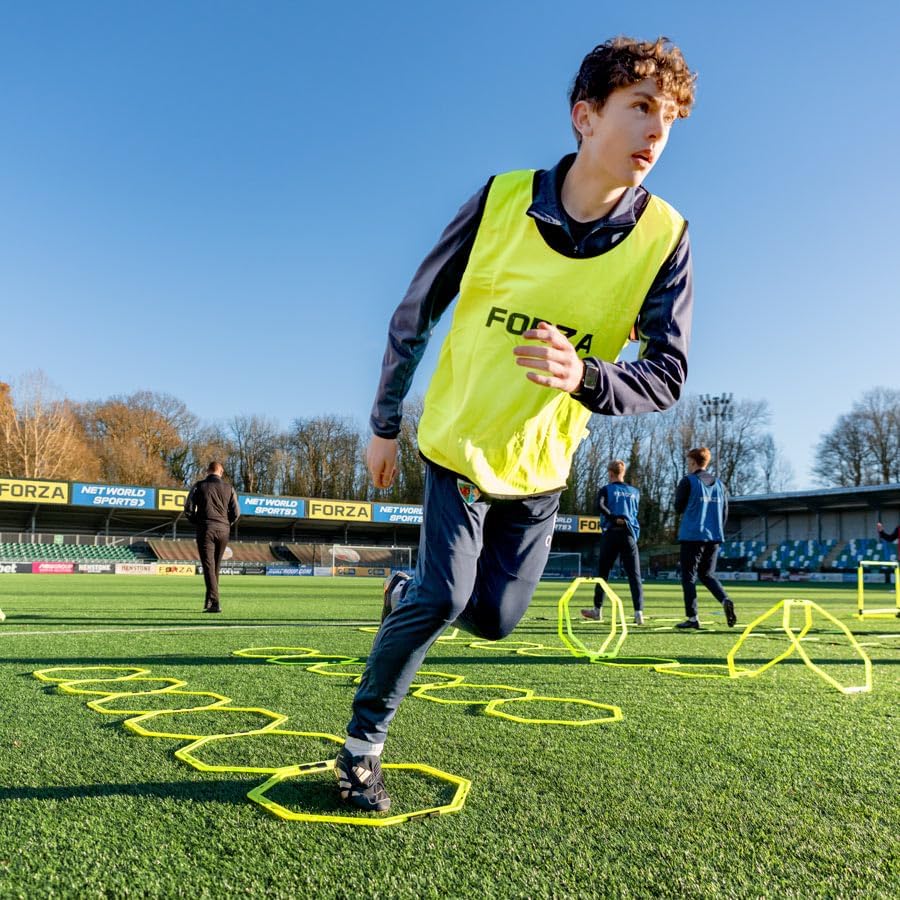 FORZA Agility Training Octa Rings [Pack of 6] | Football Training Equipment | Multi-Sport Agility Ring Set | Speed Training Equipment | Sports Equipment