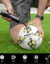FORZA Digital Ball Pump¦Rechargeable Electric Air Pump with LED Torch - Includes Needles & Flexible Hose – Portable Football, Rugby, Basketball & Netball Inflator