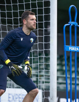 FORZA NGE Goalkeeper Gloves | Pro-Level Strapless GK Gloves [2 Colours & 8 Size Options] - High Performing, Ultra-Durable Latex