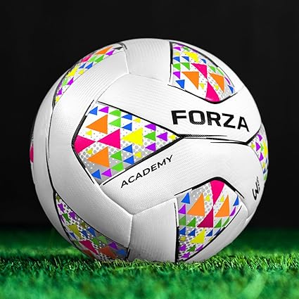 Ballons de football FORZA Academy - Ballons de football officiels FIFA (taille 3 (enfants) - 1 paquet, multicolore)