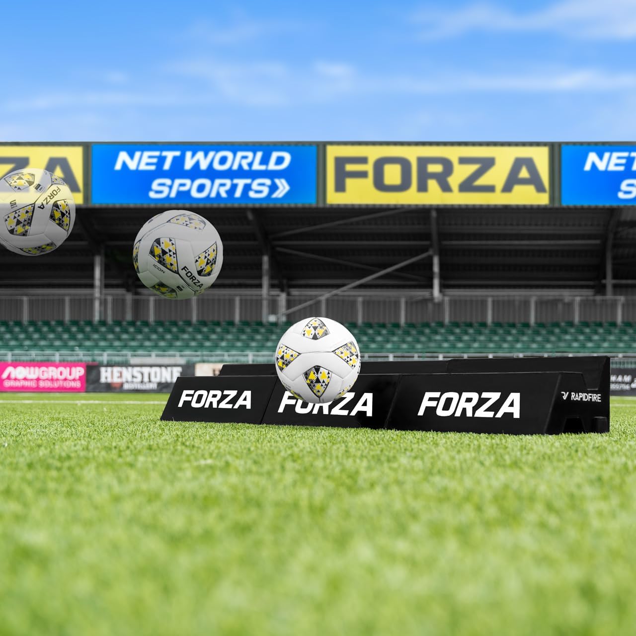 FORZA Football Mannequin Bases | Heavy-Duty Training Equipment for Free-Kick Practice & Passing Drills