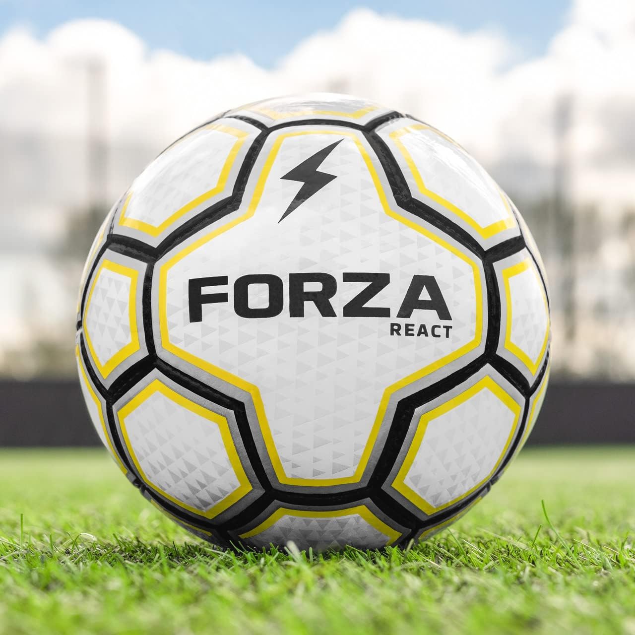 FORZA Pro GK React Footballs (Irregular Bounce) - Size 5 Football & Size 4 Football | Ball To Improve Goalkeeper Reflexes & Player Reactions | Football Training Equipment
