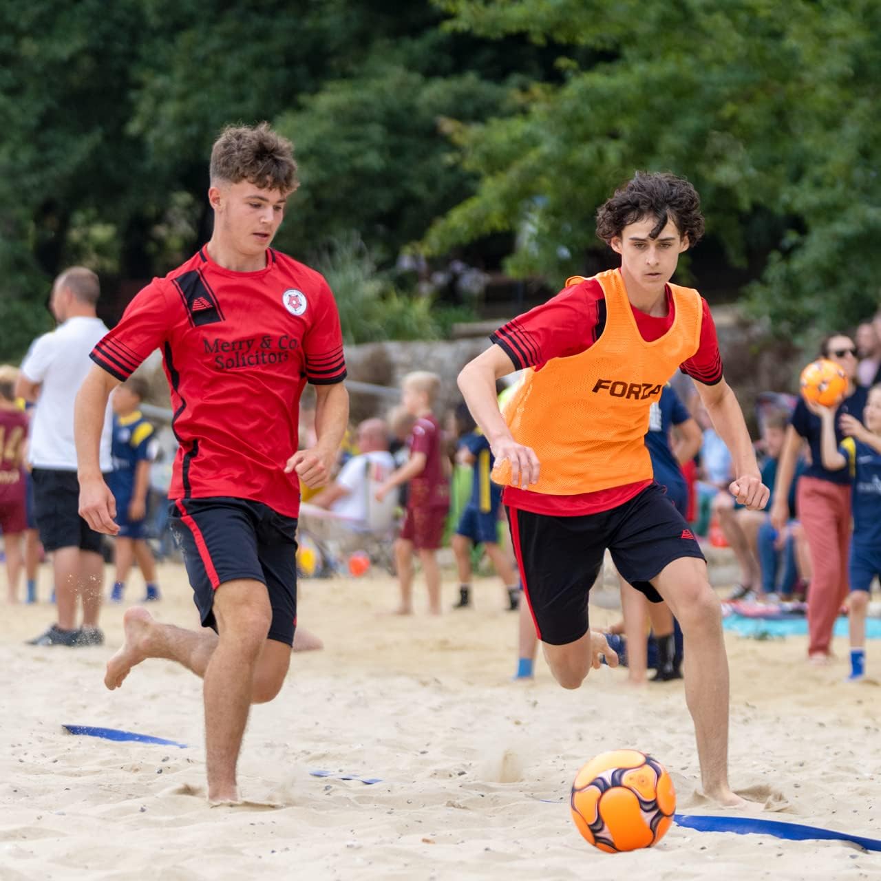 FORZA Training Bibs [10 Pack] - Pro Football Training Vests Sizes | Multi-Sport Bibs | Kids/Adult Bib | Football Bibs | Training Equipment