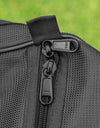 FORZA Large Football Kit Holdall - Black Sports Bag | Durable Sports Gear Bag | Secure Zip Fastening | 95L Capacity | Splash Proof Design