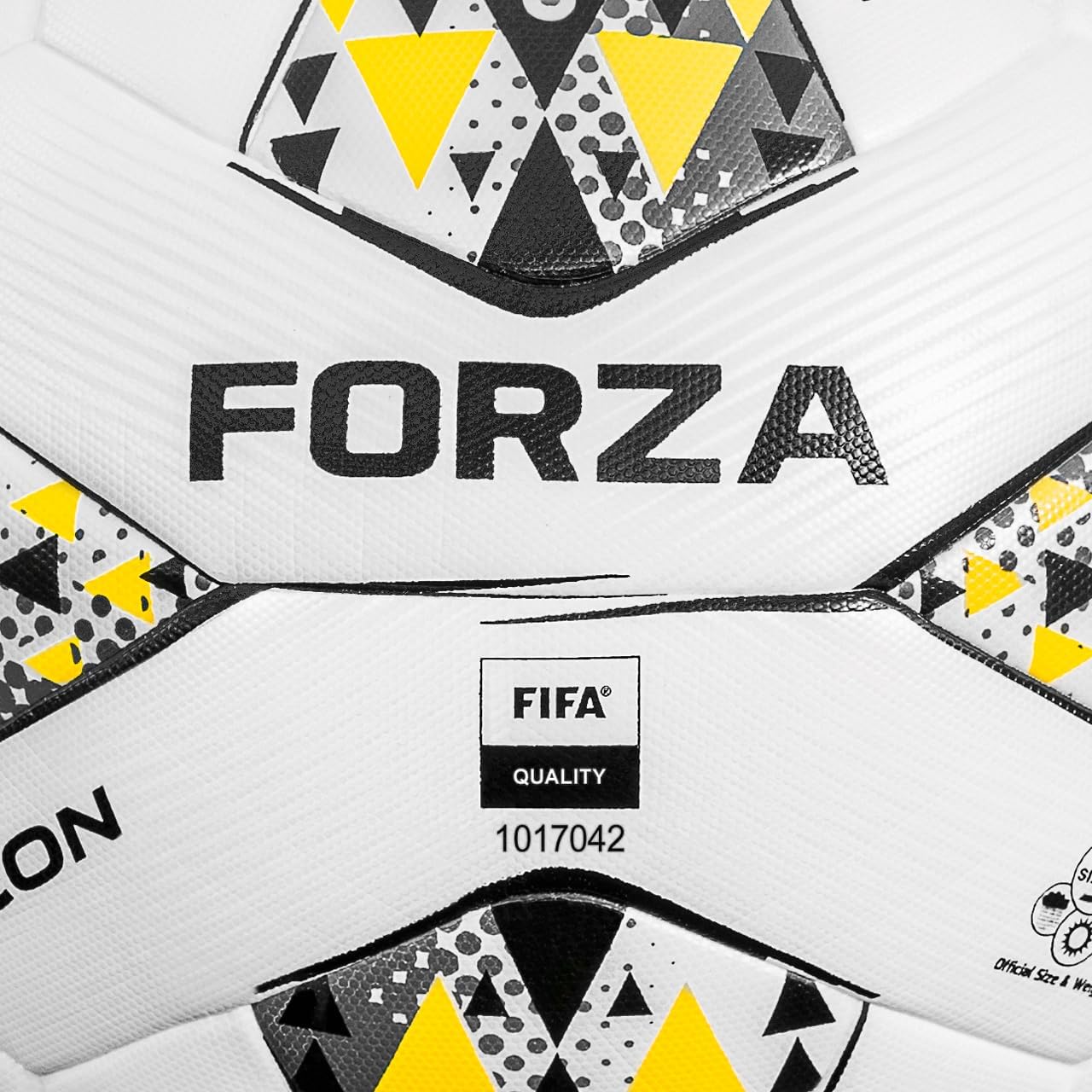 FORZA Icon Pro Match Football - Size 3, 4 & Size 5 Balls | Match Balls for Football | Football Match Balls | Footballs for Matches