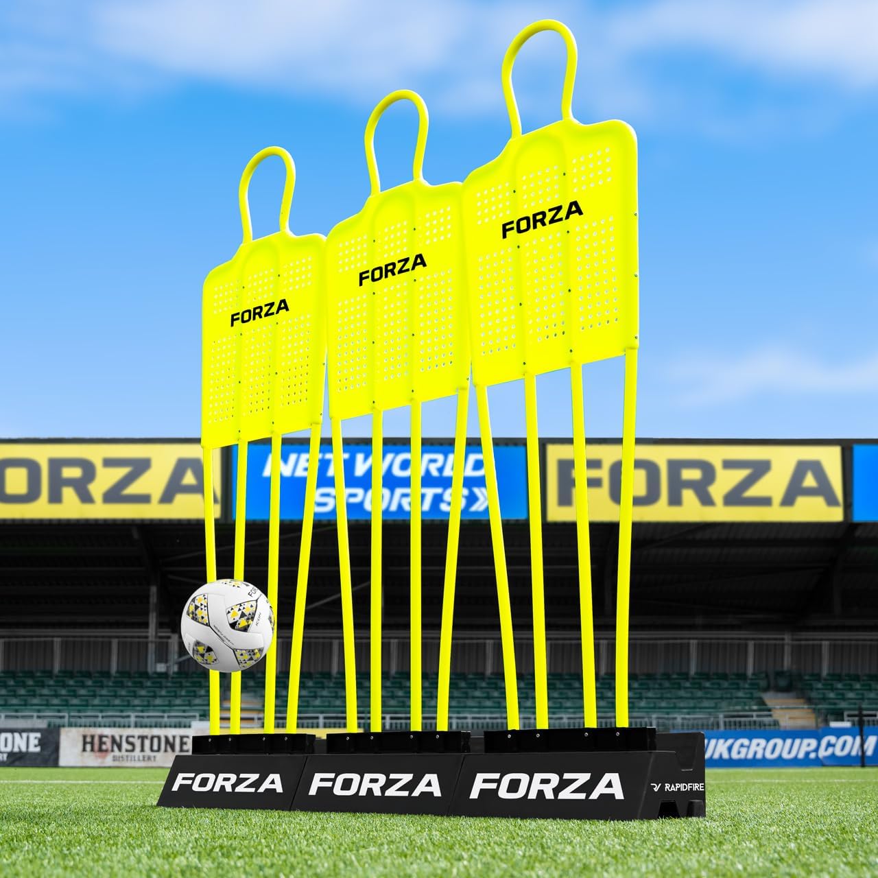 FORZA Football Mannequin Bases | Heavy-Duty Training Equipment for Free-Kick Practice & Passing Drills