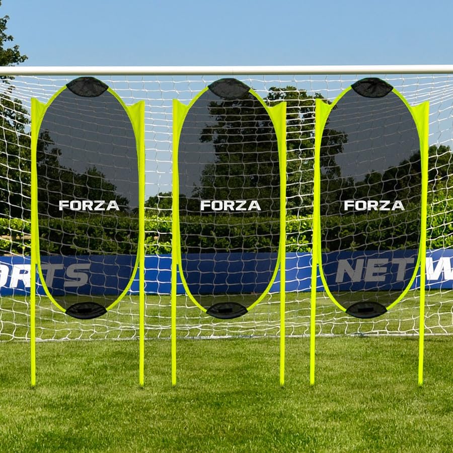 FORZA Spring Back Football Mannequins - 3x Pack | 5ft Pop-Up Free Kick Mannequins Set | Football Training Equipment | Perfect For Football Clubs & Home Practice