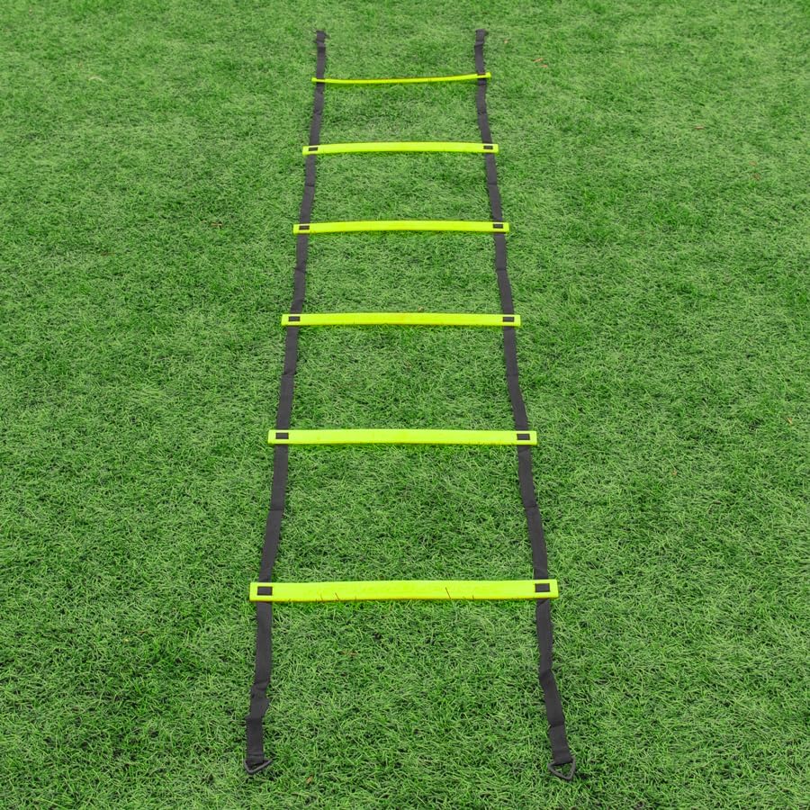 FORZA Speed & Agility Training Ladder – Adjustable Plastic Rungs with Durable Nylon Edges – Available in 3m & 6m Lengths – Ideal for Football, Rugby & Fitness Training