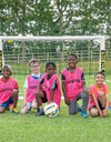 FORZA PVC Football Goal With Pro Target Sheet [6ftx 4ft] | Kids Training Equipment - Garden & Target Sheet | Premium PVC Locking - Weatherproof Design