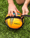 FORZA Solo Football Kick Trainer - Pro Individual Football Training Kit | Solo Practice Training Aid | Football Training Equipment for Kids/Adults | Improve Football Skills