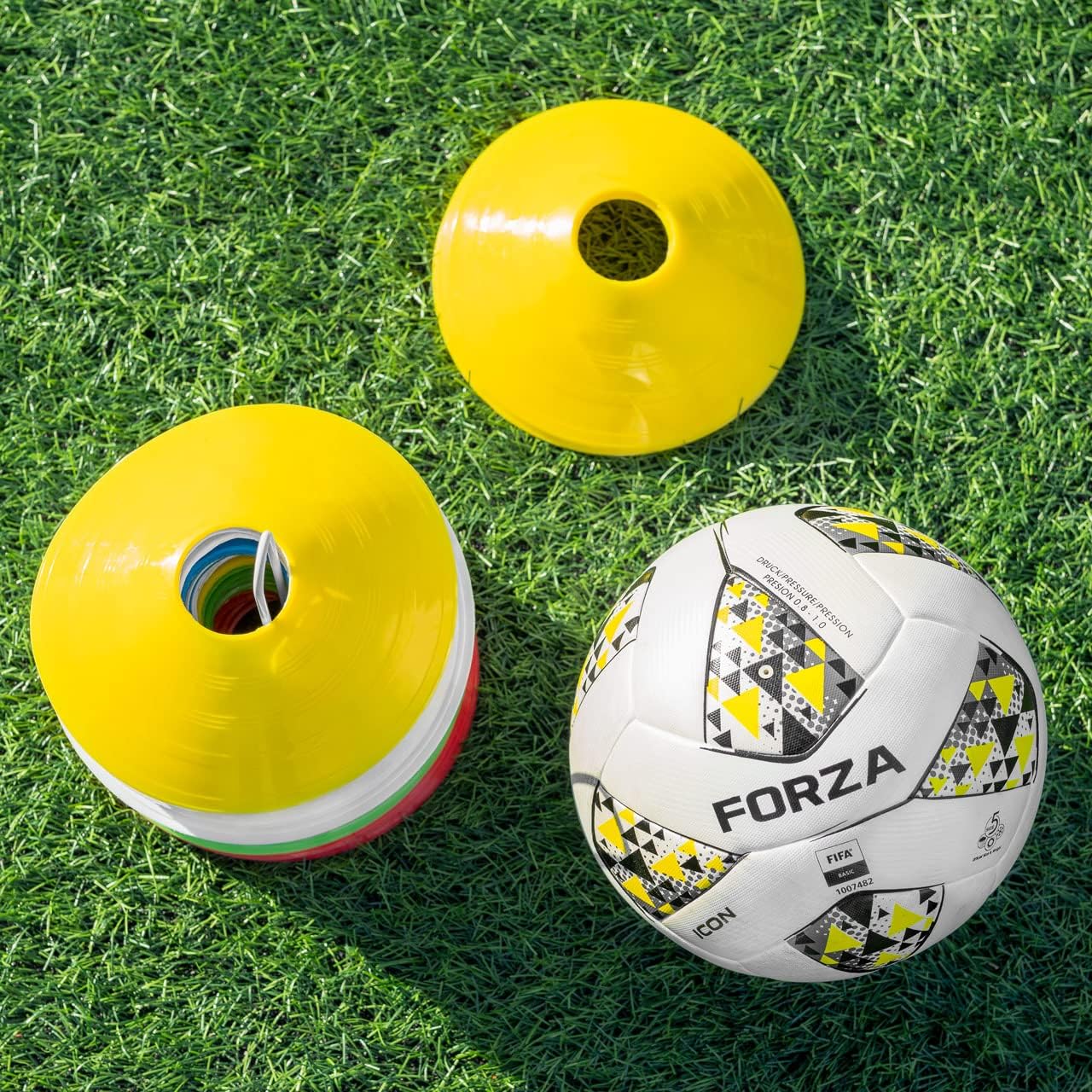 FORZA Icon Pro Match Football - Size 3, 4 & Size 5 Balls | Match Balls for Football | Football Match Balls | Footballs for Matches