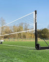 FORZA Pro Portable Football & Head Tennis Net - Adjustable Height, Reinforced Aluminium & Easy to Move