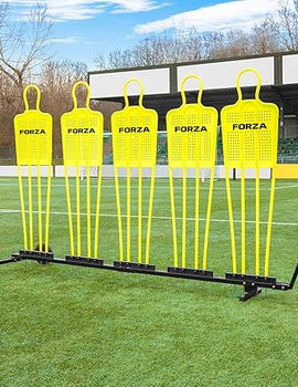 FORZA Free Kick Mannequin Trolley - Football Mannequin Body Trolley with Handle & Off-Road Tyres | Football Training Equipment | Trolley for Football Mannequins