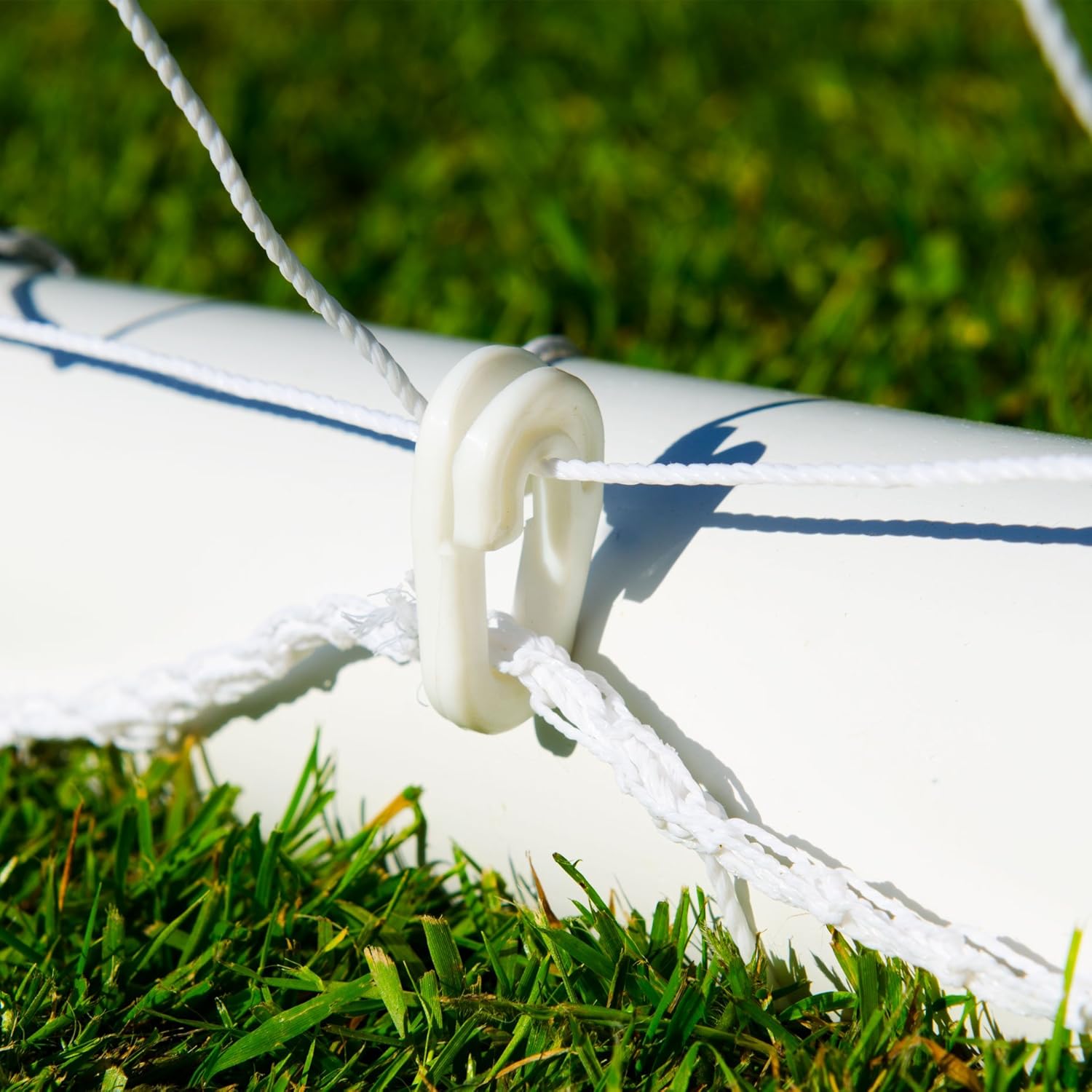 FORZA 8ft x 6ft Football Goal | Ready, Set, Goal! | All Weather uPVC Football Goals – Optional Target Sheet, Football & Carry Bag Included