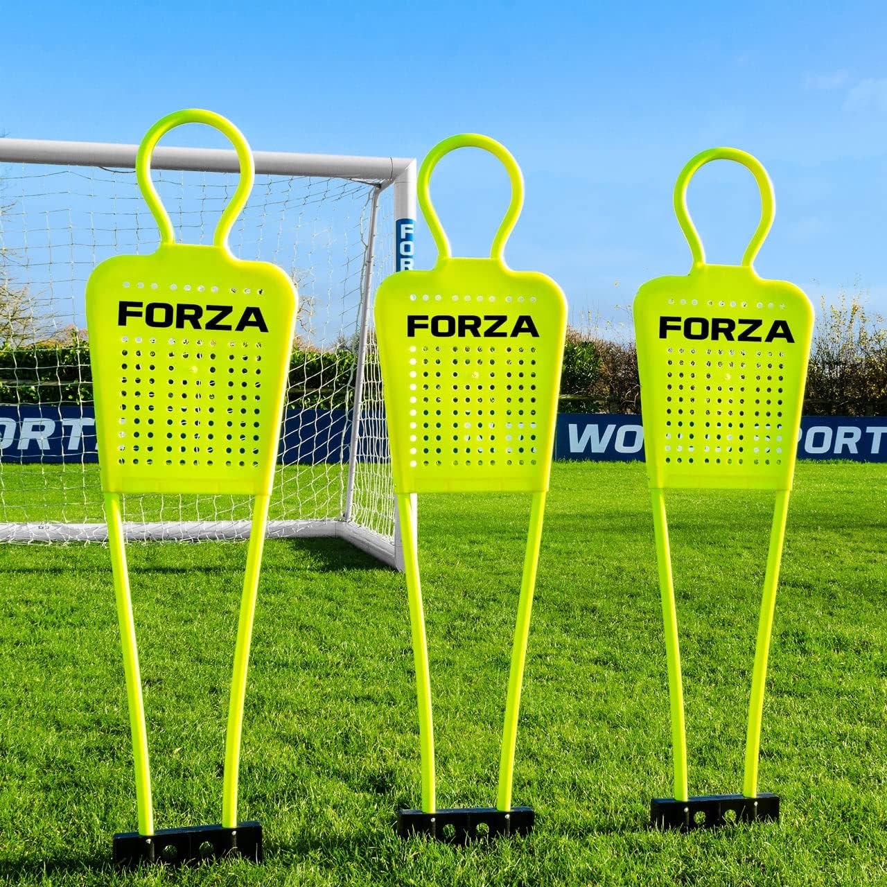 FORZA Free Kick Mannequin | 4ft Mini Football Mannequin - Perfect Training Aid for Football Drills [Pack of 1 or 3]