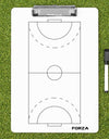 FORZA Coaching Clipboard | 13 Sports Available | Wipe Clean Tactic Board